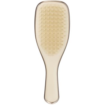 Tangle Teezer Detangler Mini Chrome Satin Pink pieptene pentru păr drept și ondulat
